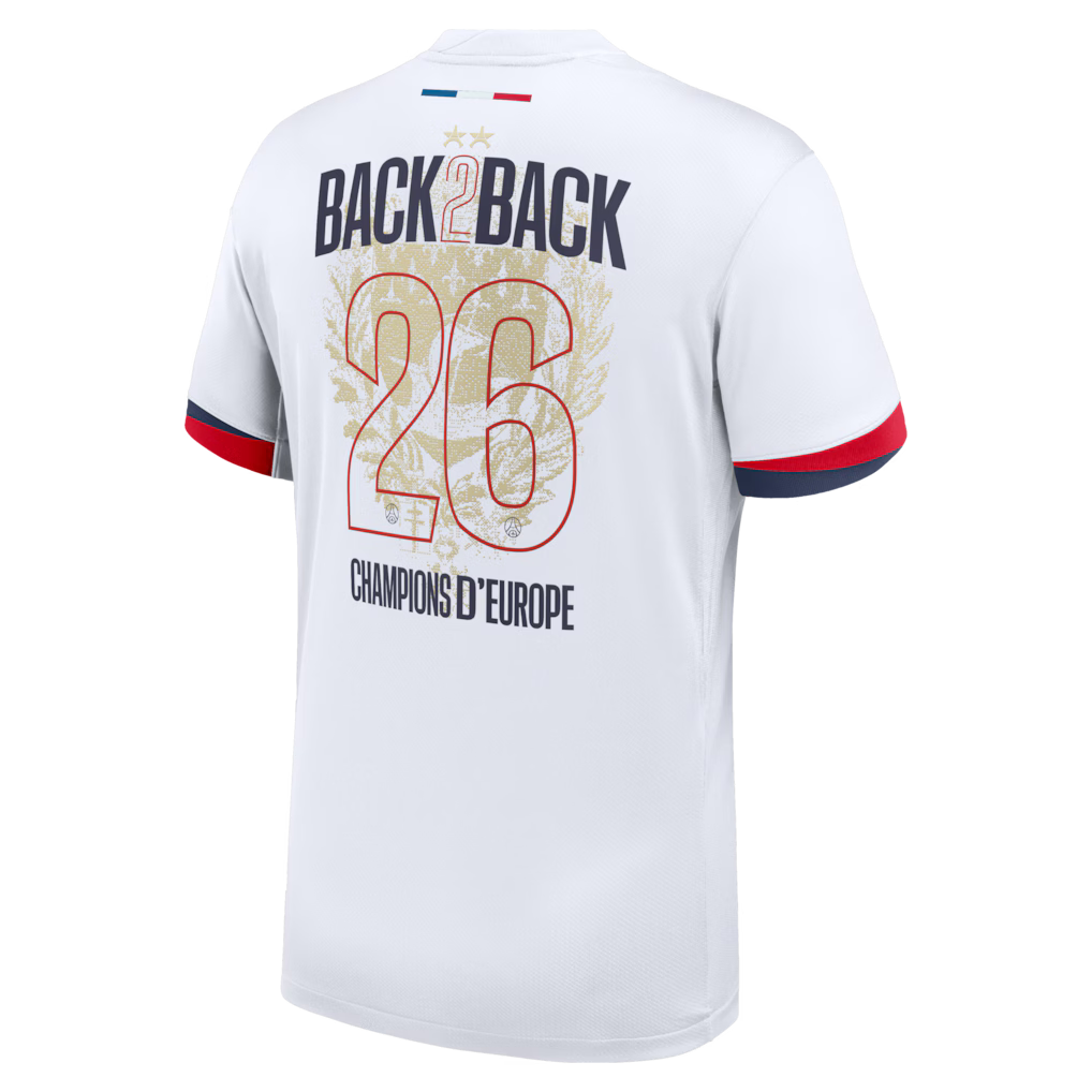 Maillot Collector Extérieur PSG 25/26 - Flocage Champions of Europe - 26