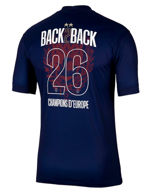 Maillot Collector Domicile PSG 25/26 - Flocage Champions of Europe - 26