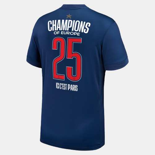 Maillot Collector Domicile Stadium PSG 24/25 - Champions of Europe 2025